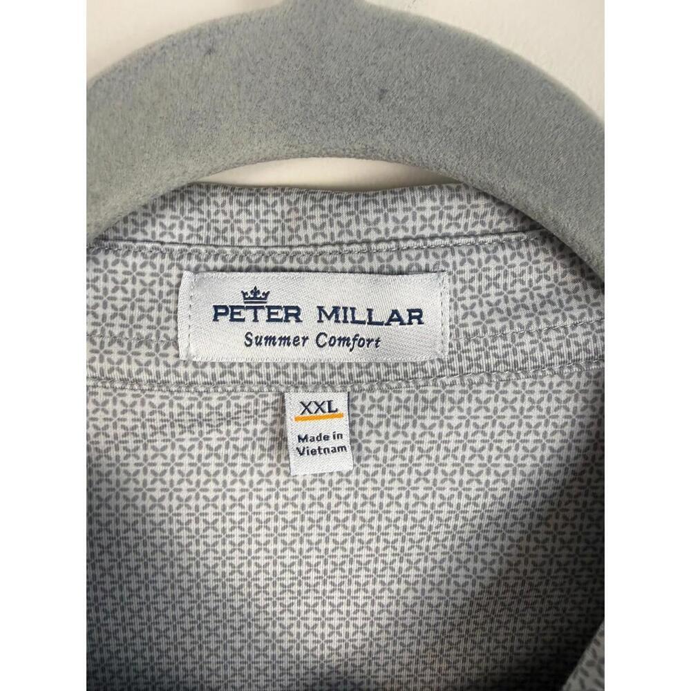 Peter Millar Summer Comfort Geometric Performance Golf Polo XXL - Picture 3 of 6